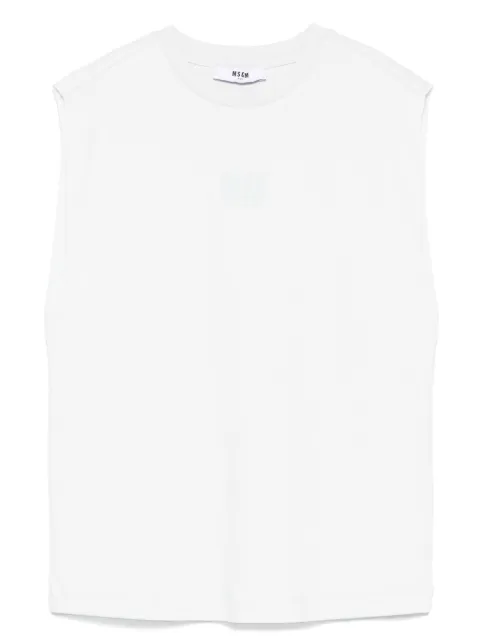 MSGM Kids camiseta con logo estampado