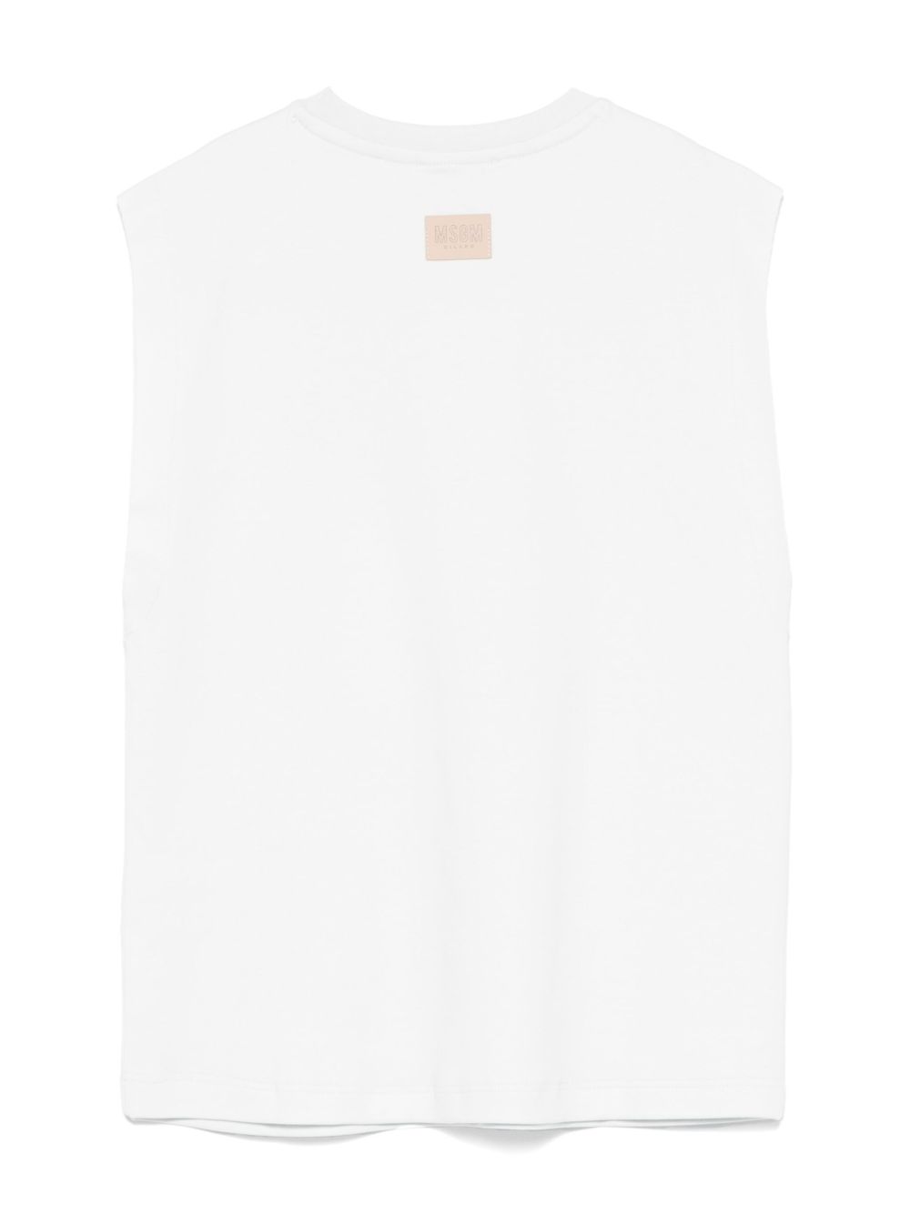 MSGM Kids logo-print tank top - Groen