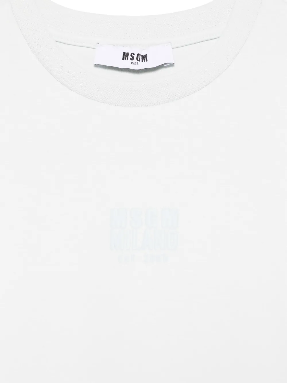 MSGM Kids Tanktop met logoprint Groen