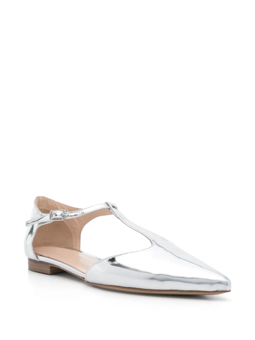 P.A.R.O.S.H. patent ballet flats - Zilver