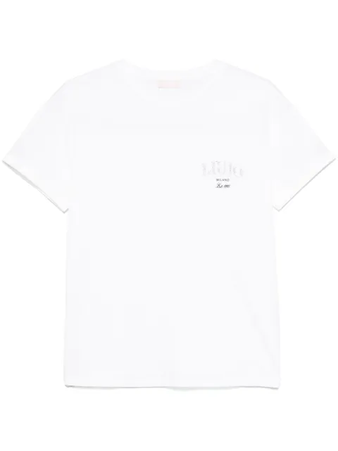 LIU JO logo-appliqué T-shirt