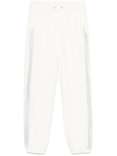 LIU JO pants con ribete de strass
