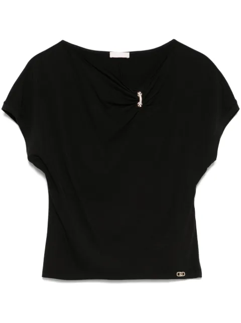 LIU JO playera con apliques