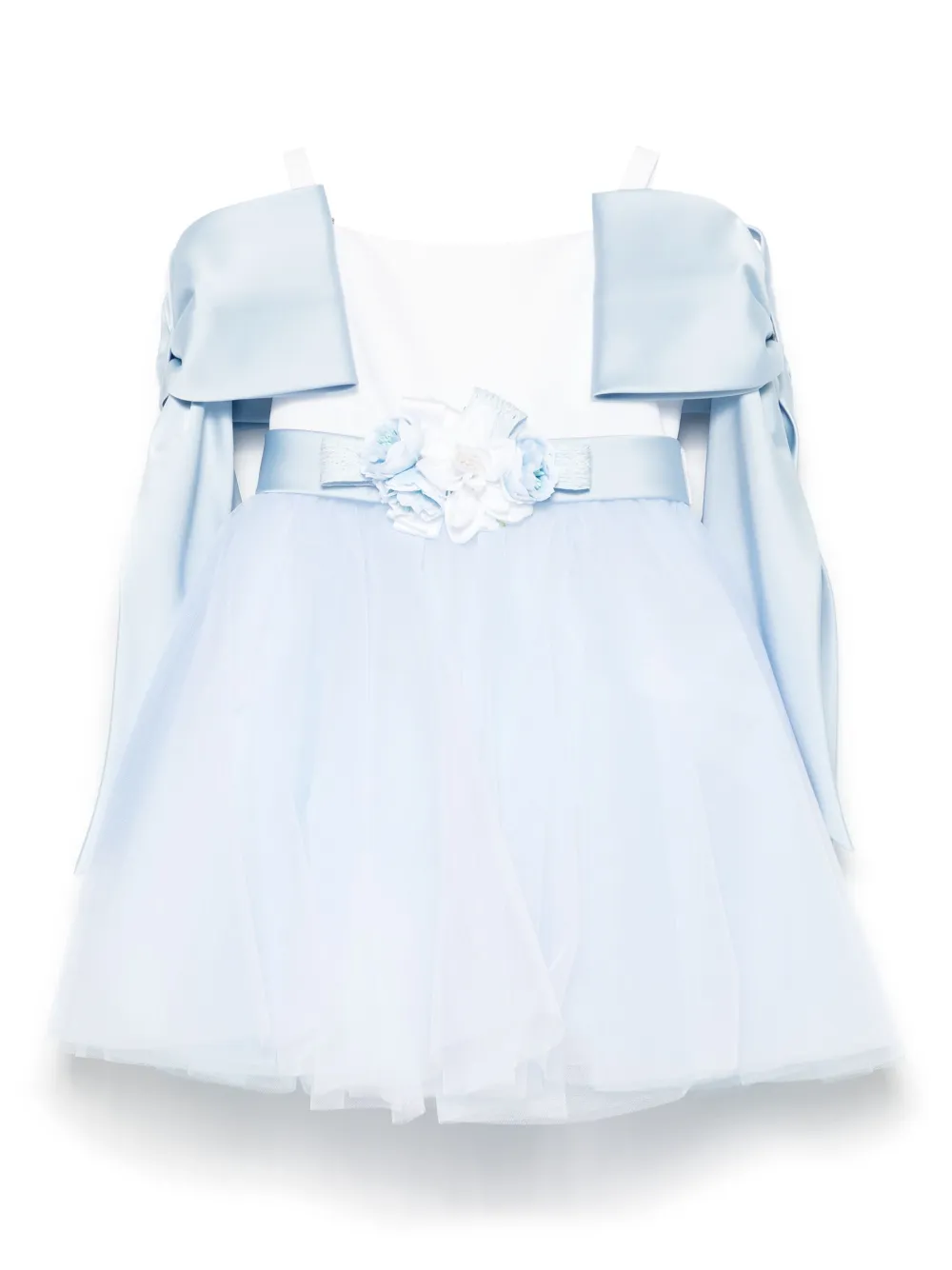 Colorichiari Jurk met bloe patch Blauw