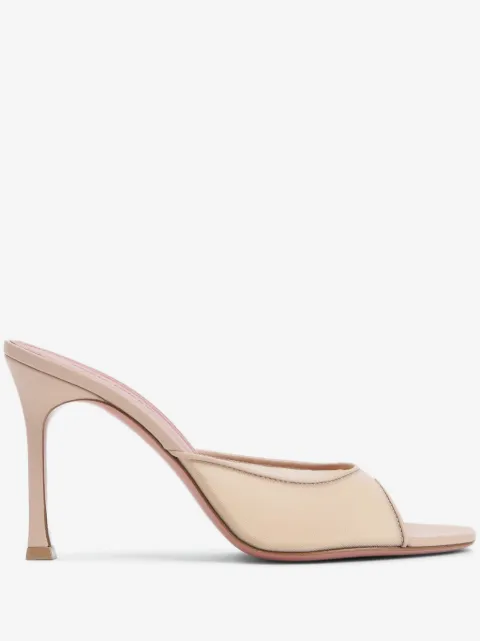 Amina Muaddi mules Alexa con tacón de 95mm