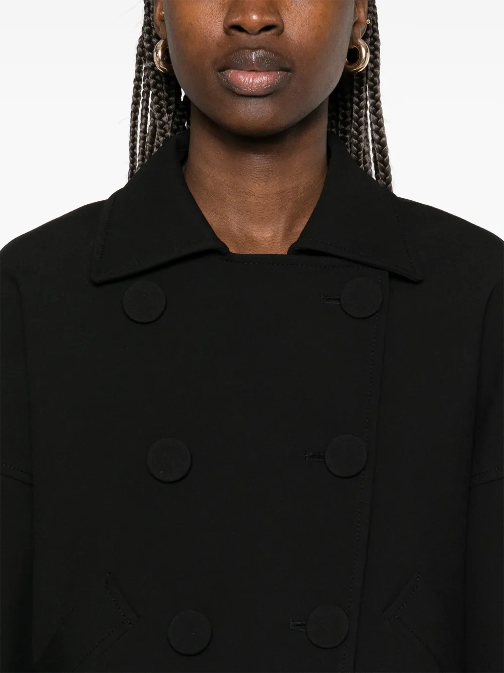N°21 Double-breasted Jacket In Black