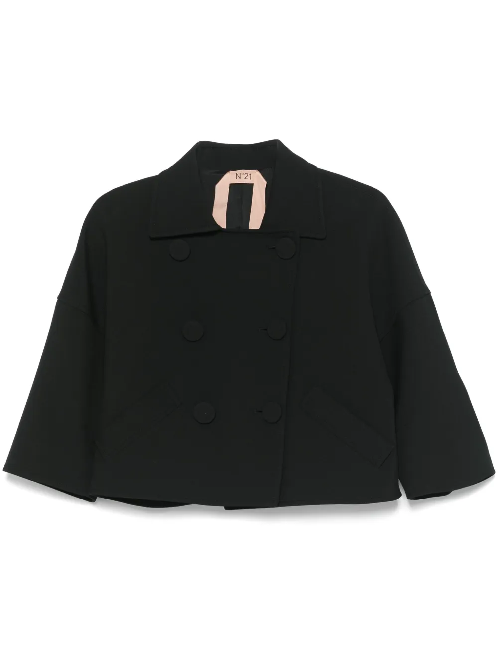 Nº21 chamarra con doble botonadura | negro | Image 1