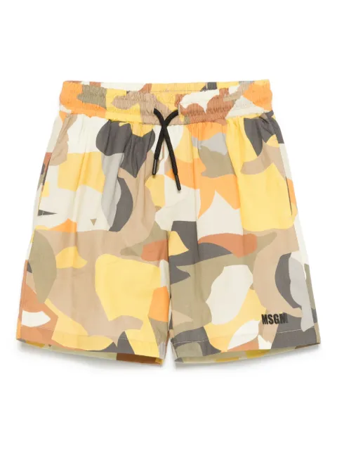 MSGM Kids shorts de popelina