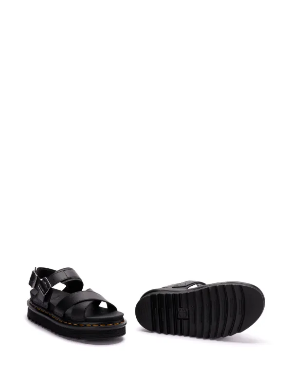 可愛い Dr. Martens マティソン 3s ブラック アテナ サンダル MATTISON 3 ストラップ サンダル