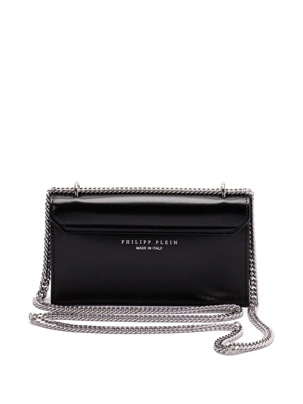 PHILIPP PLEIN SMALL LEATHER SHOULDER BAG