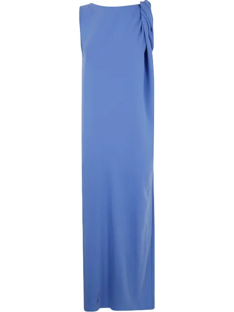 P.A.R.O.S.H. vestido recto con hombros fruncidos
