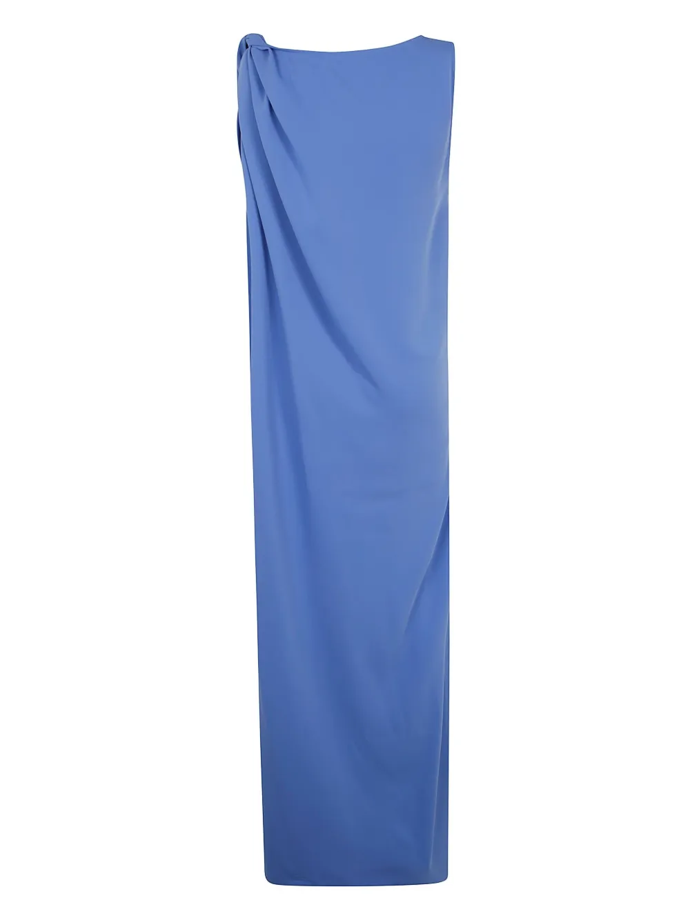 P.A.R.O.S.H. ruch-shoulder shift dress - Blauw