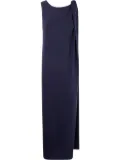 P.A.R.O.S.H. knot-shoulder shift dress - Blue