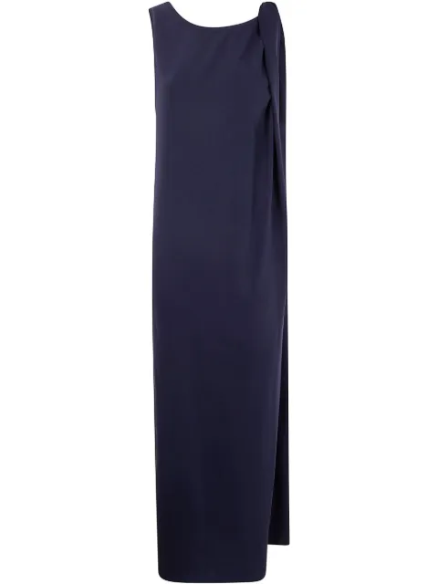 P.A.R.O.S.H. vestido recto con nudo en los hombros