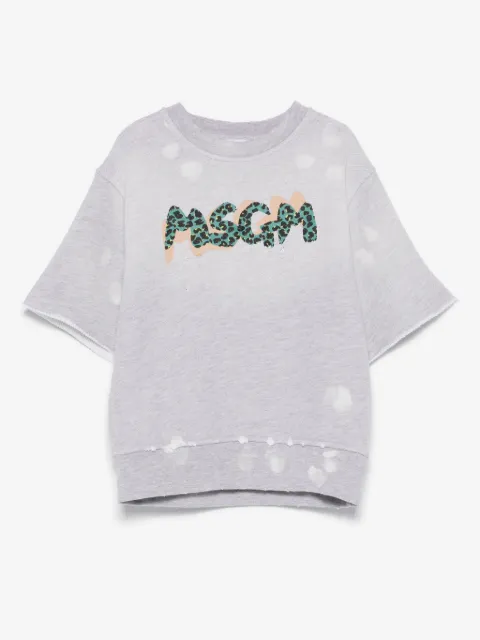 MSGM Kids t-shirt à logo imprimé