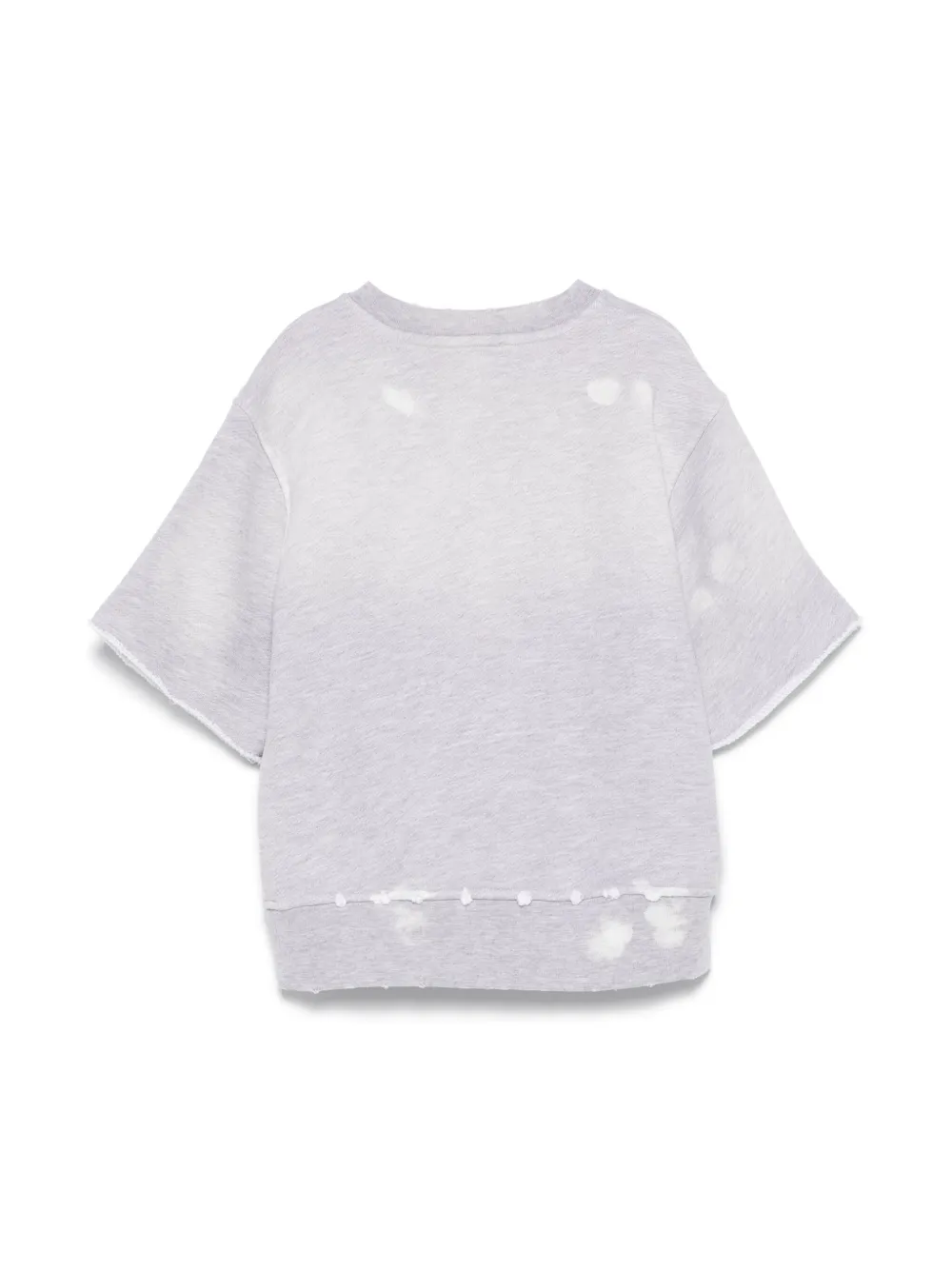 msgmkids MSGM Kids T-shirt met logoprint - Grijs