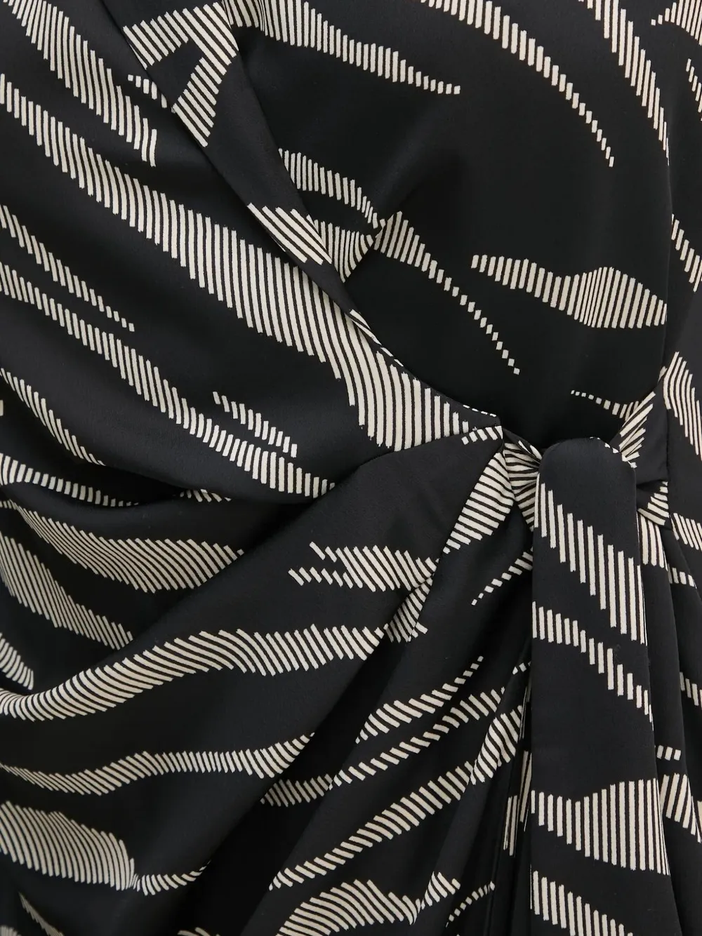 DKNY Mini-jurk met zebraprint Zwart