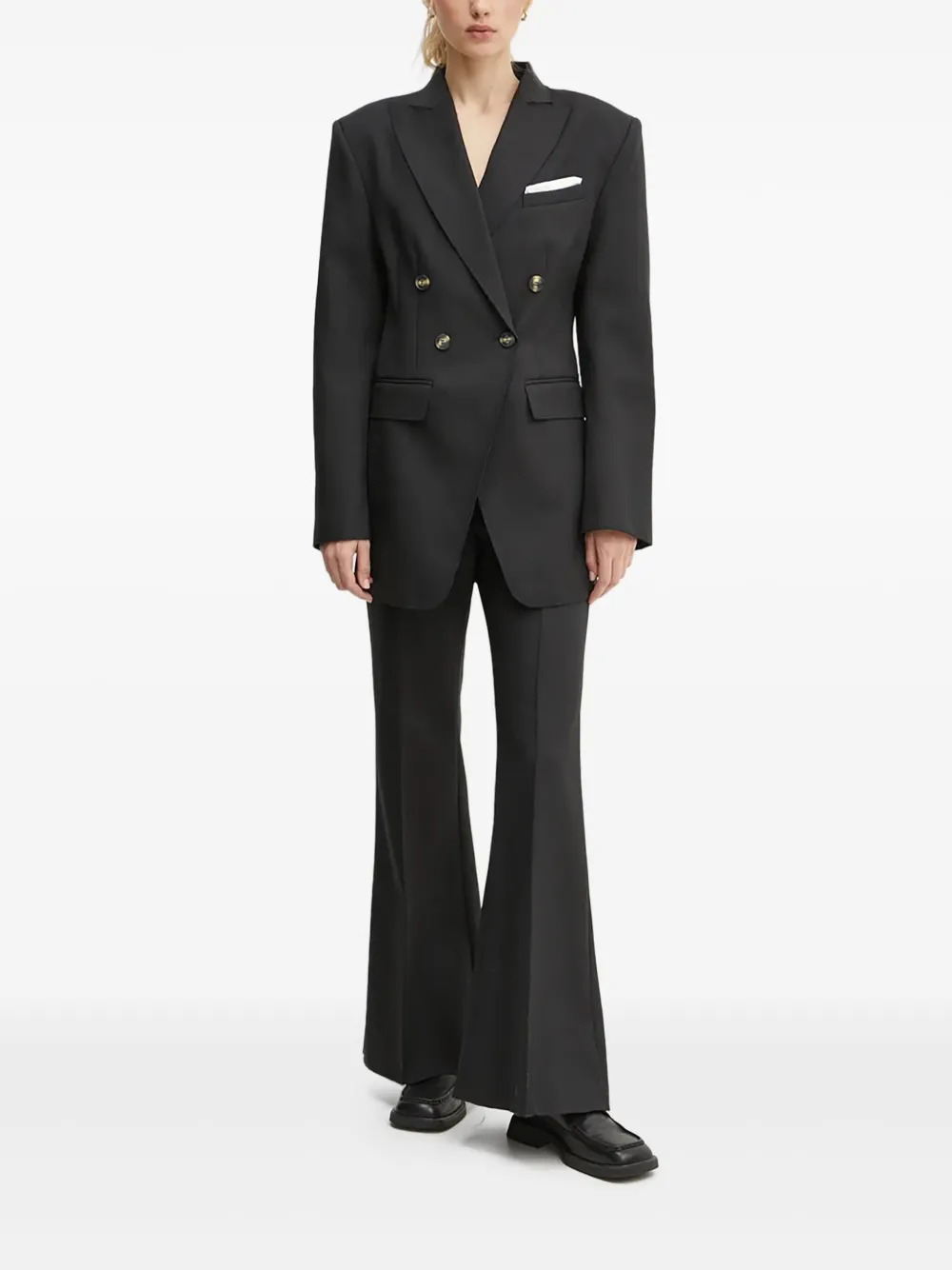 Day Birger Et Mikkelsen double-breasted frayed-edge blazer | Blazers | Image 2