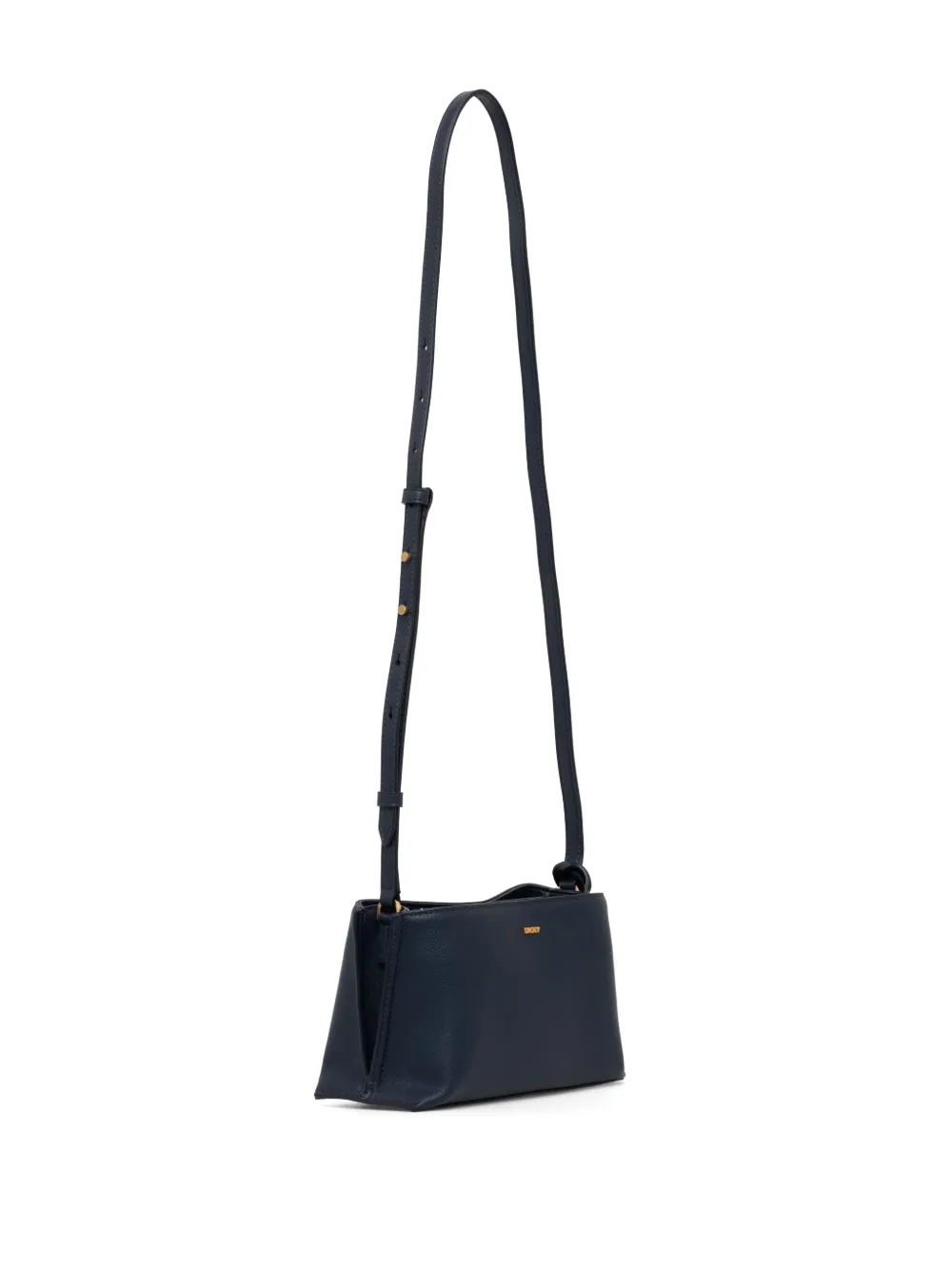 DKNY logo-lettering cross body bag - Blauw