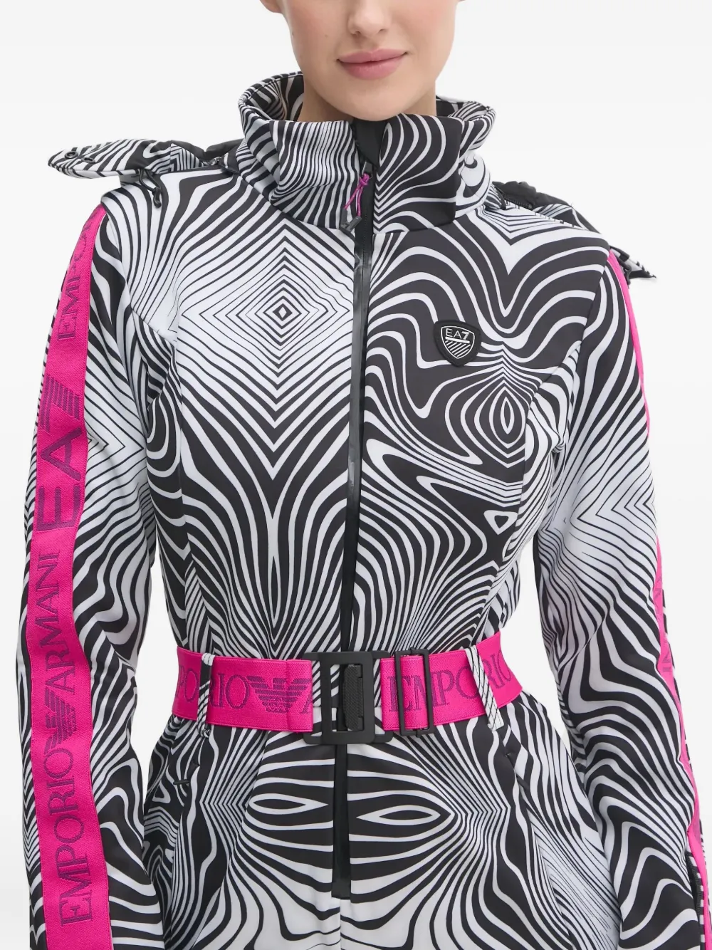 Ea7 Emporio Armani Skipak met ceintuur Zwart