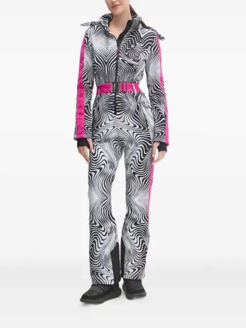 Ea7 Emporio Armani belted ski jumpsuit
