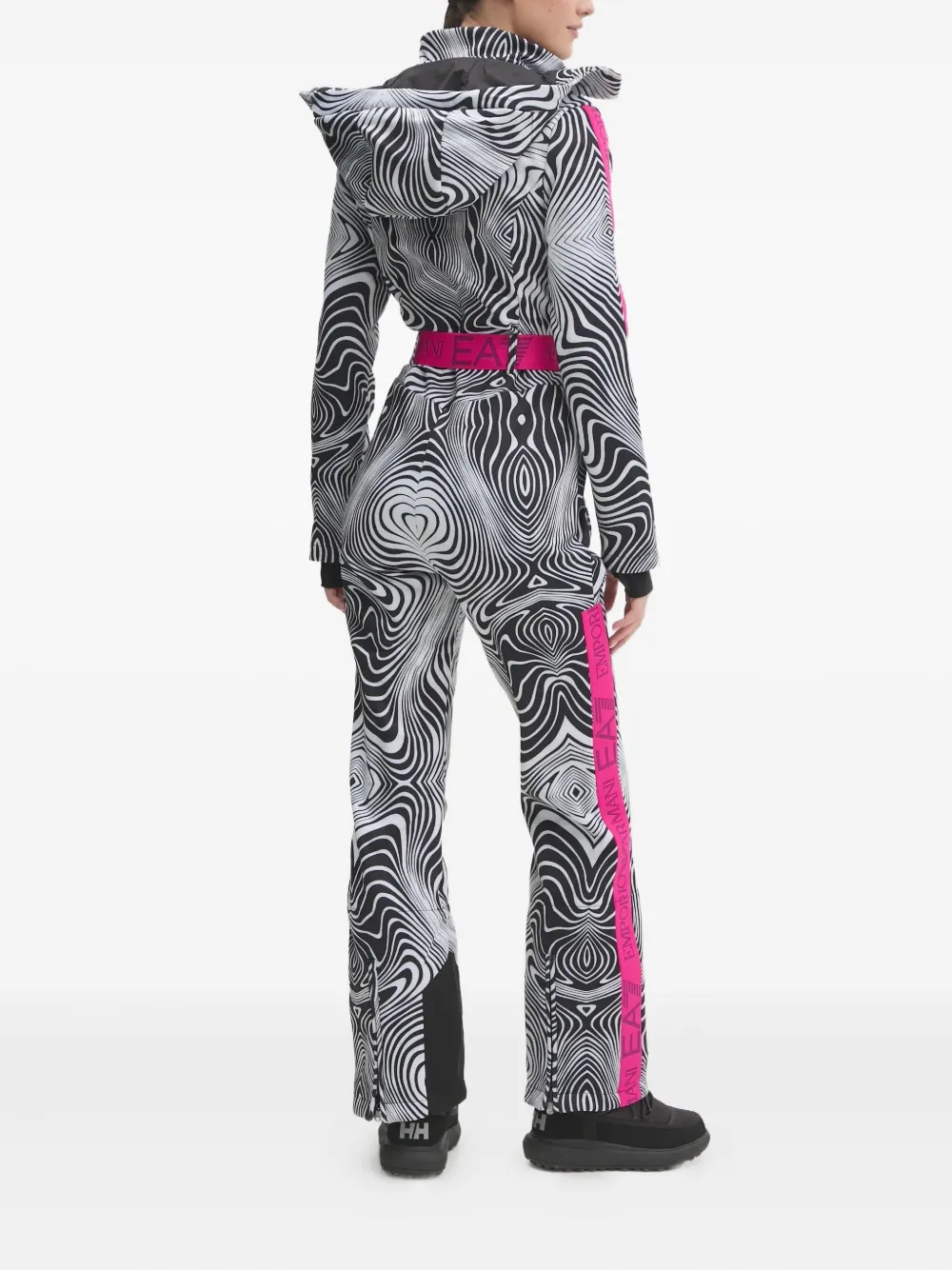 Ea7 Emporio Armani Skipak met ceintuur Zwart