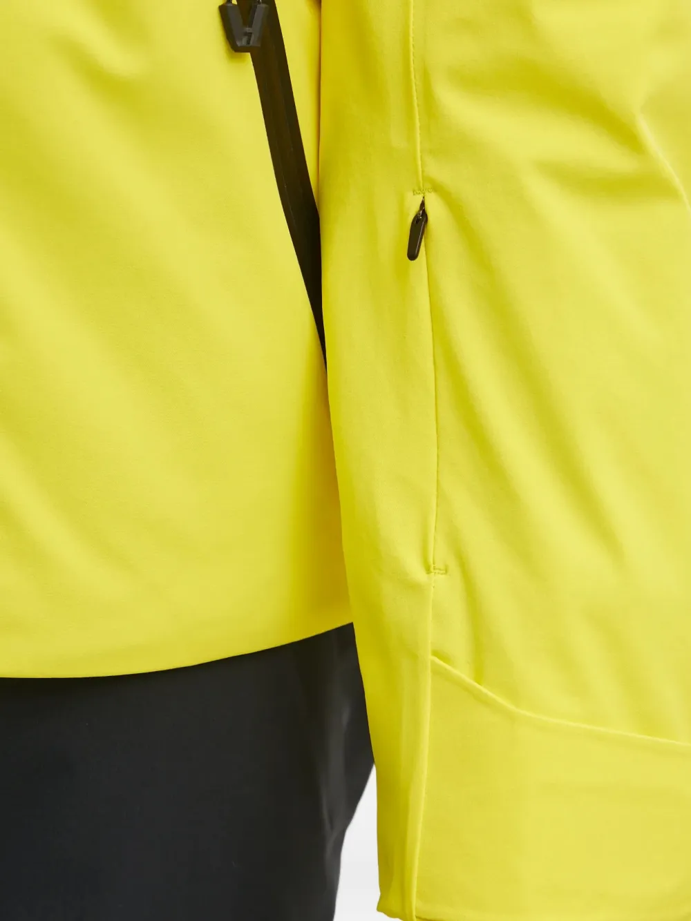 Ea7 Emporio Armani Jack met vlakken en capuchon Geel