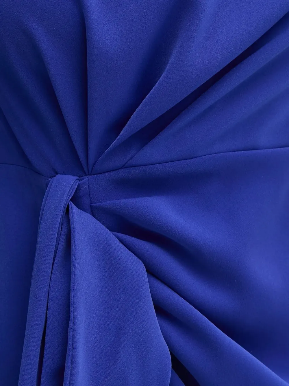 DKNY Mini-jurk met pofmouwen en gestrikte voorkant Blauw