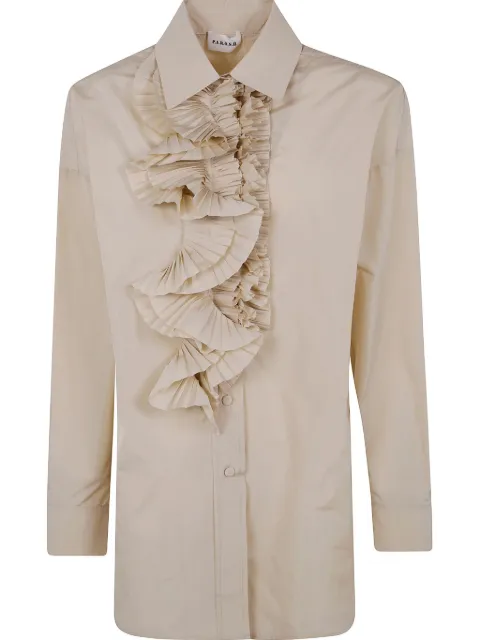 P.A.R.O.S.H. blusa con volantes