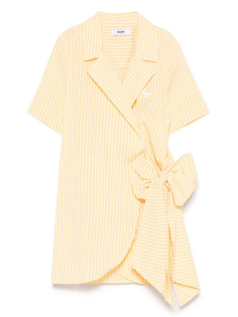 MSGM Kids vestido de popelina