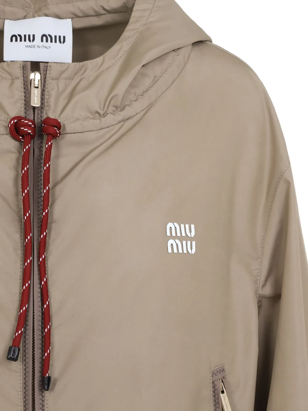 Miu Jack met capuchon Groen