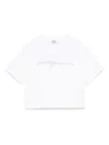 MSGM Kids bead-logo T-shirt - White