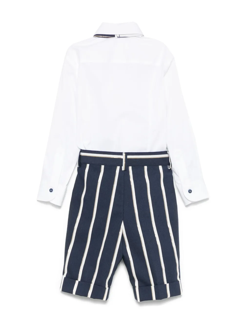 Colorichiari Conjunto de calça e camisa com listras | Calça de alfaiataria | Image 2