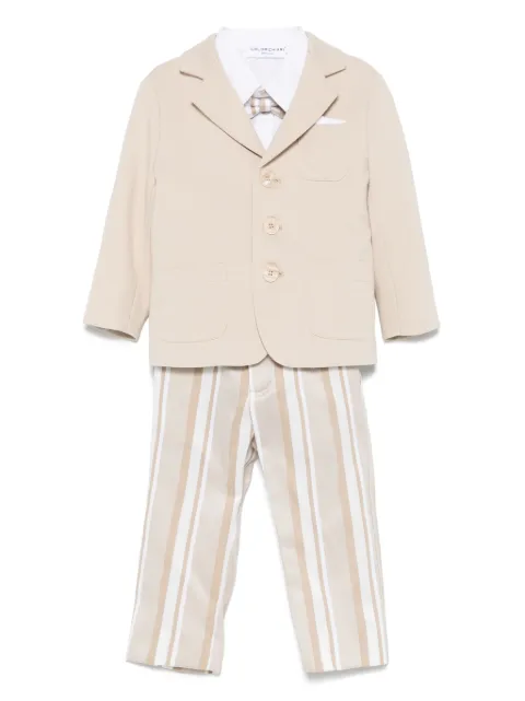 Colorichiari striped suit set