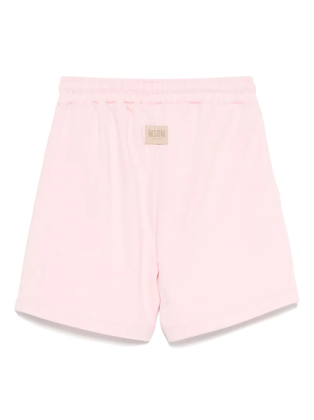 MSGM Kids Shorts met logoprint - Roze