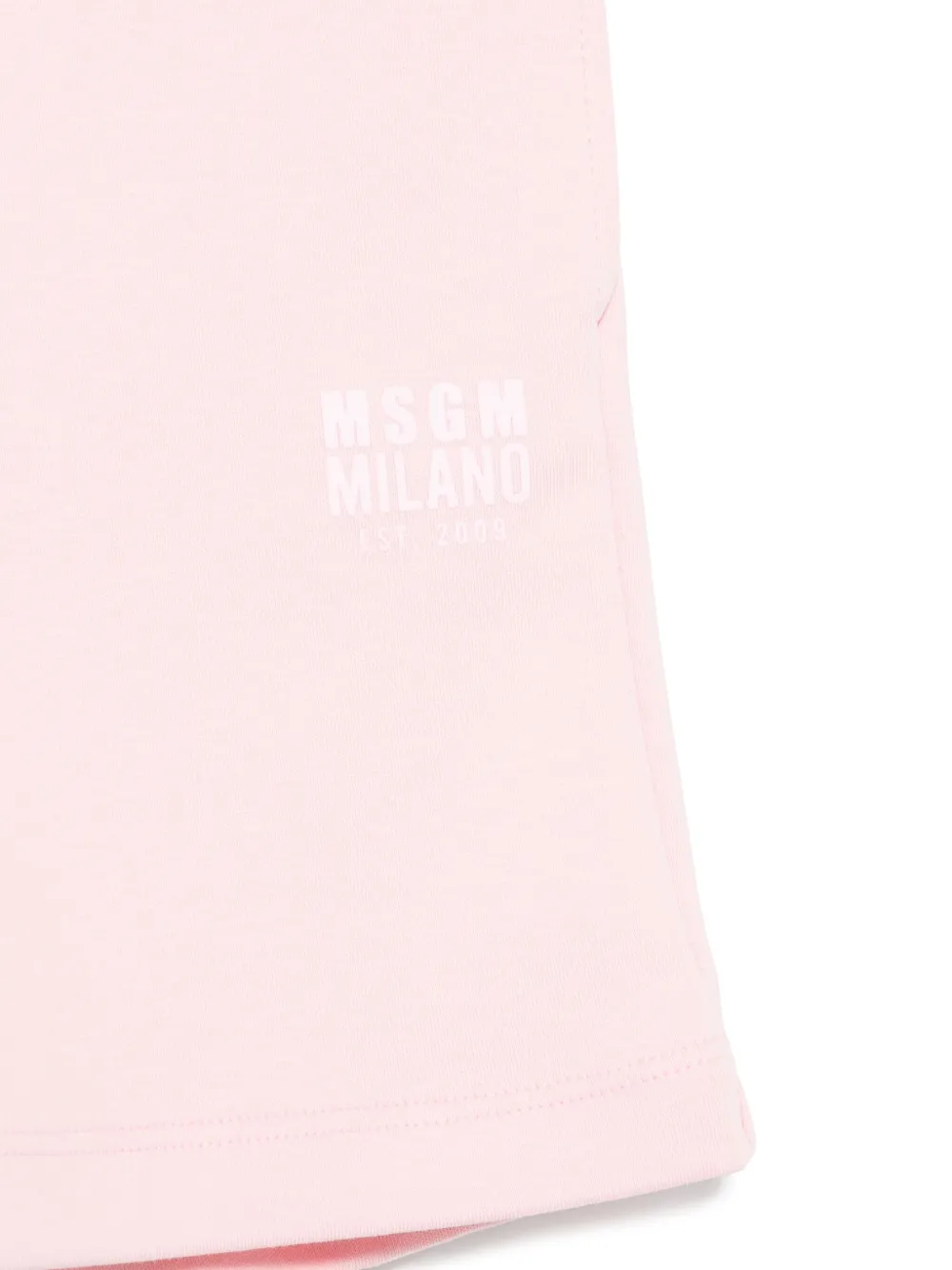 MSGM Kids Shorts met logoprint Roze