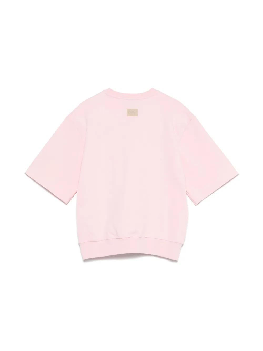 MSGM Kids T-shirt met logoprint - Roze