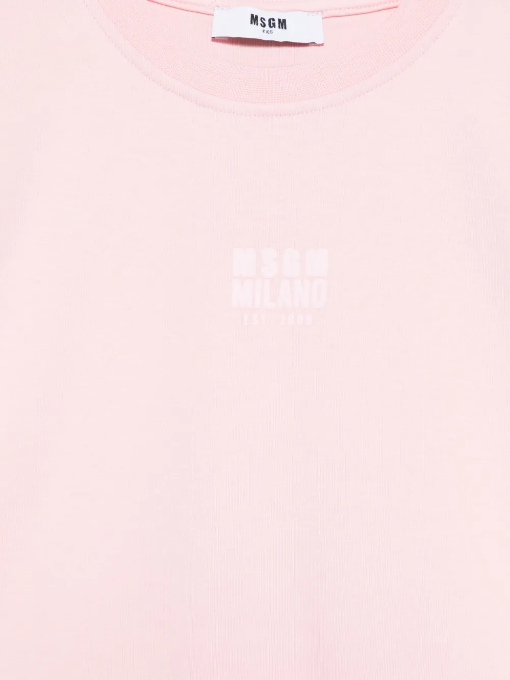 MSGM Kids T-shirt met logoprint Roze