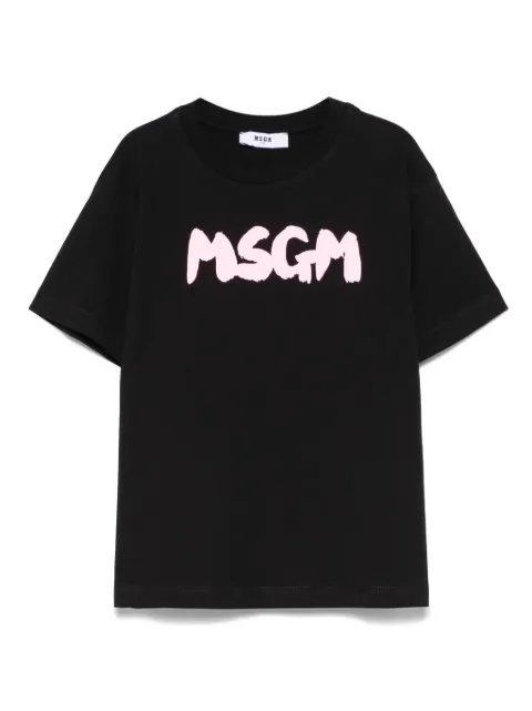 MSGM Kids logo-print T-shirt