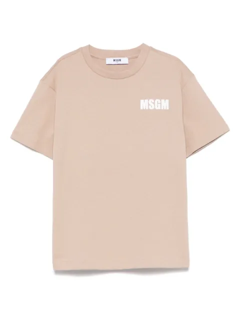 MSGM Kids playera con logo estampado