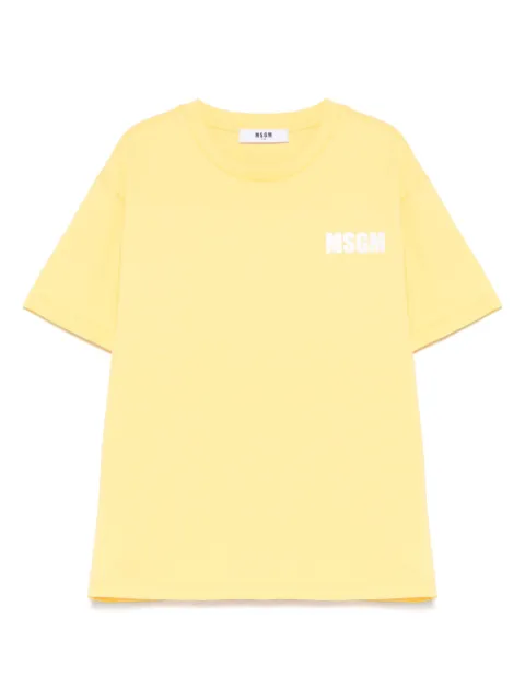 MSGM Kids playera con logo estampado