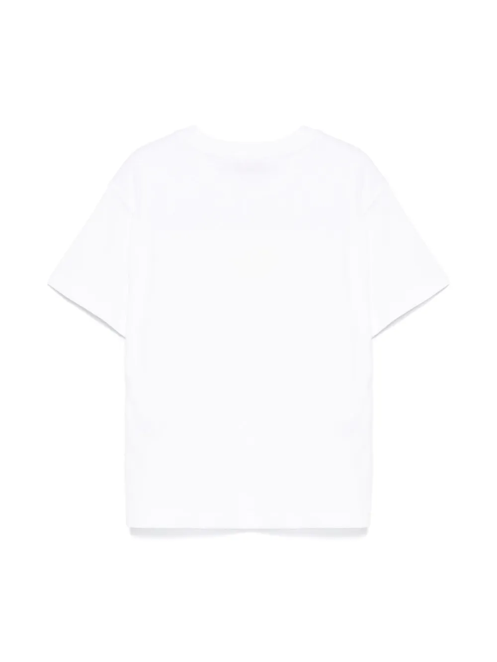 MSGM Kids T-shirt met logoprint - Wit