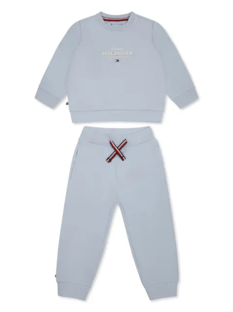 Tommy Hilfiger Junior traje deportivo con logo estampado