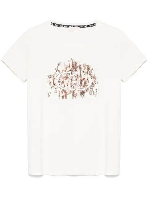 LIU JO logo-appliqué T-shirt