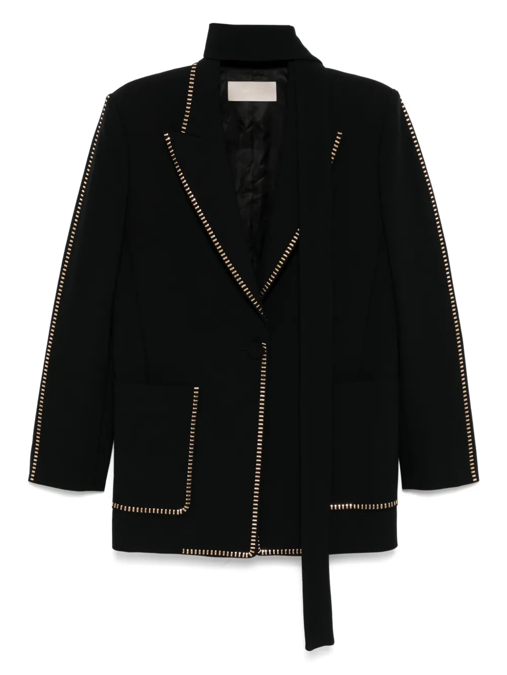 Elie Saab stud-embellished blazer | negro | Image 1
