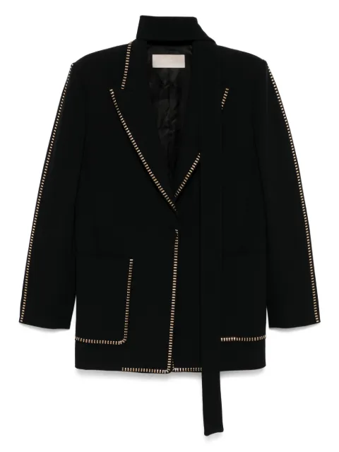Elie Saab stud-embellished blazer
