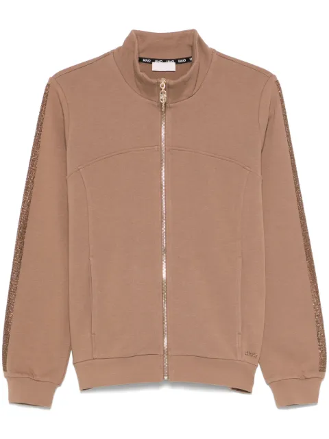 LIU JO rhinestone-trimmed track jacket