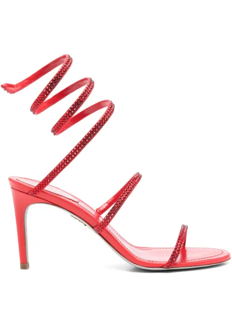 René Caovilla sandalias con detalles de strass y tacón de 80mm