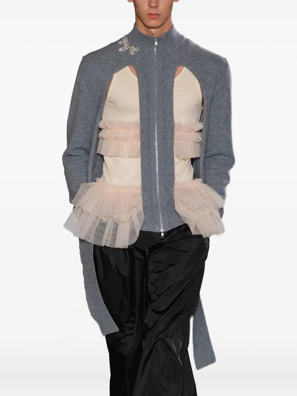 Simone Rocha Verfraaide broek Zwart