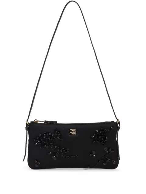 Miu Miu Bestickte Schultertasche